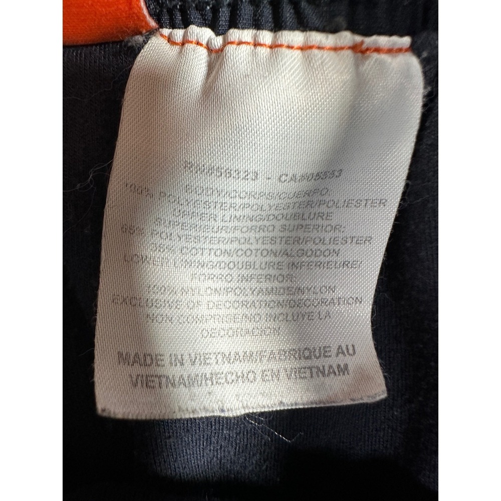 Vtg Nike Athletic Dept Jersey Lined Track Pants Navy White Piping‎ Windbreaker - Picture 14 of 14